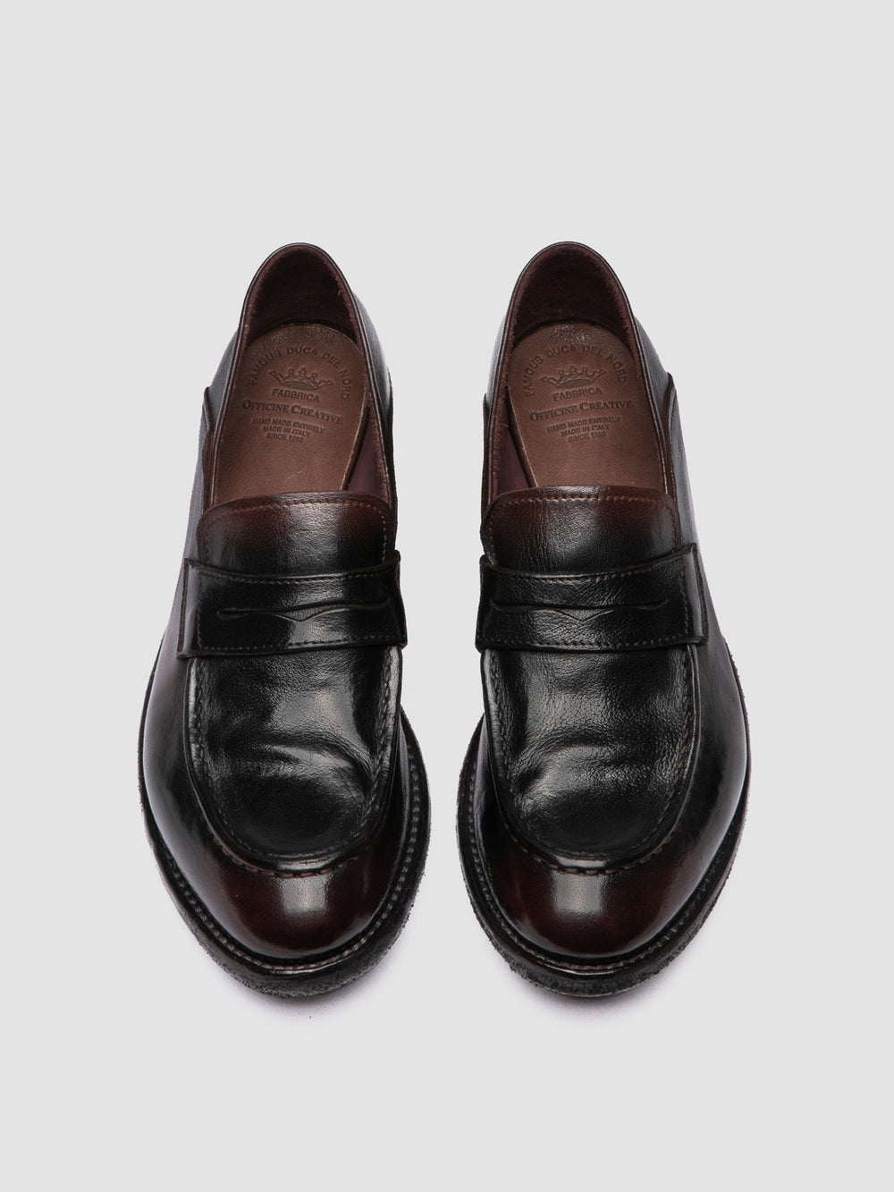 LEXIKON 140 - Black Leather Penny Loafers - Image 2