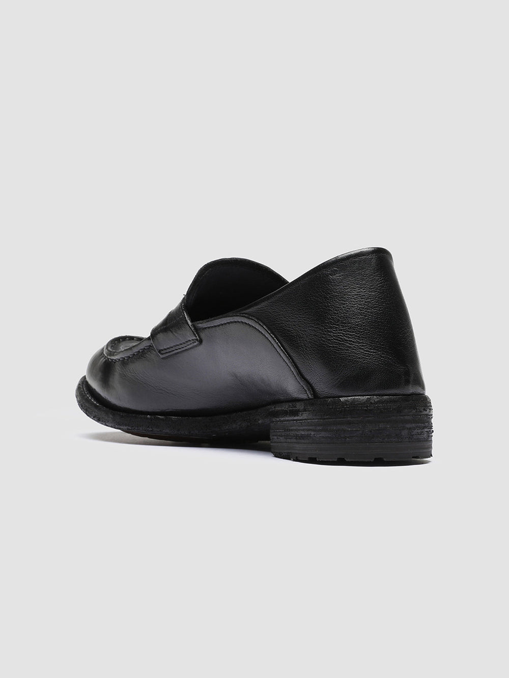 LEXIKON 140 - Black Leather Penny Loafers - Image 4