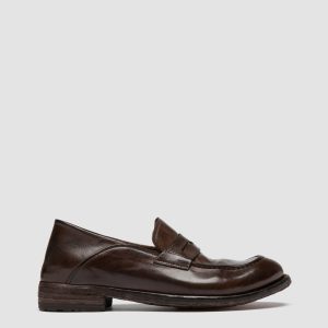 LEXIKON 140 - Dark Brown Leather Penny Loafers