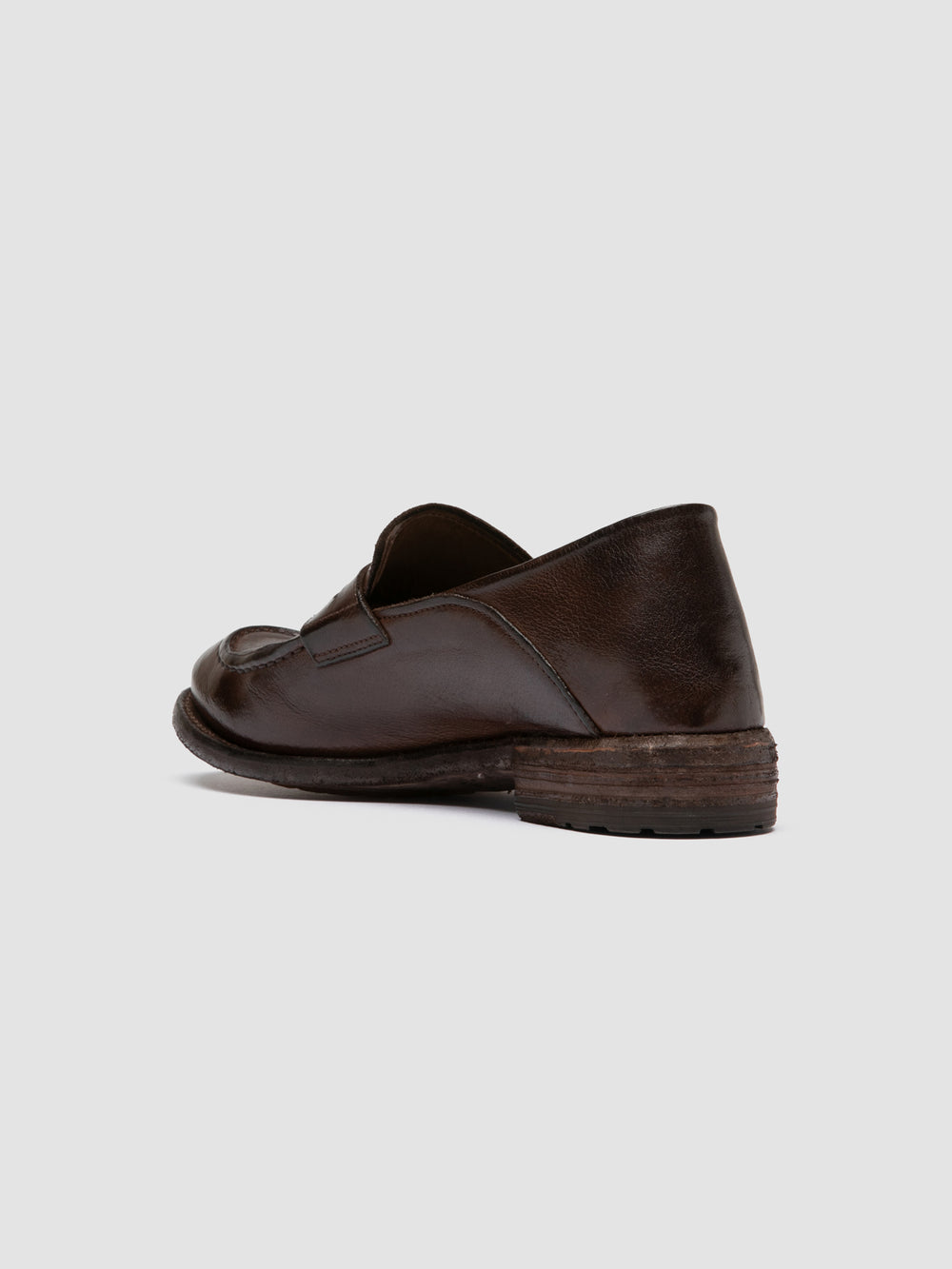 LEXIKON 140 - Dark Brown Leather Penny Loafers - Image 4