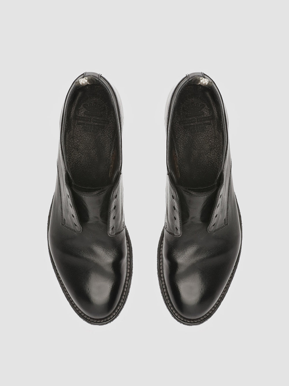 LEXIKON 501 - Black Leather Derby Shoes - Image 2