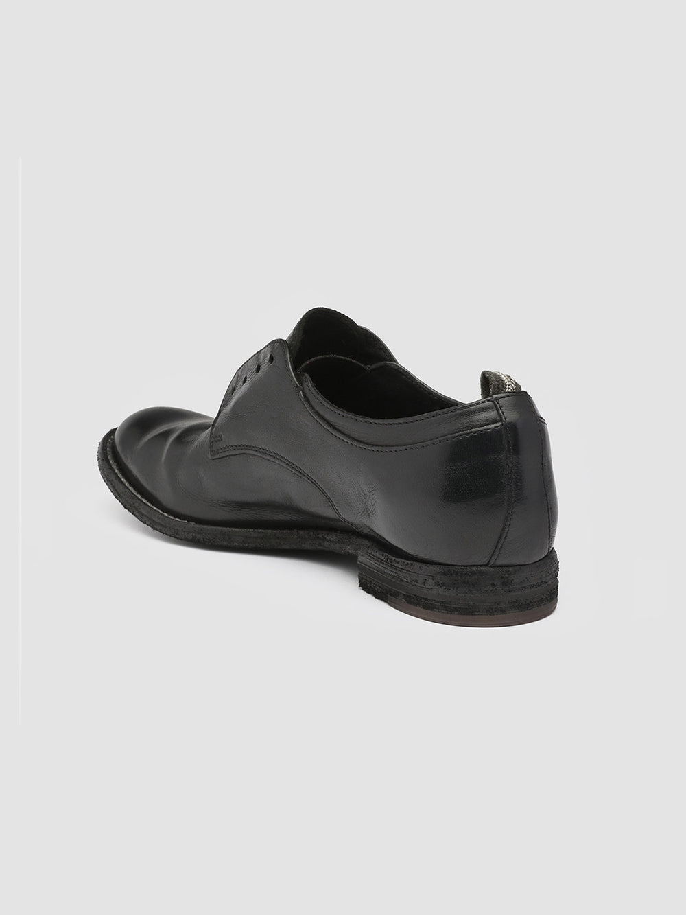 LEXIKON 501 - Black Leather Derby Shoes - Image 4