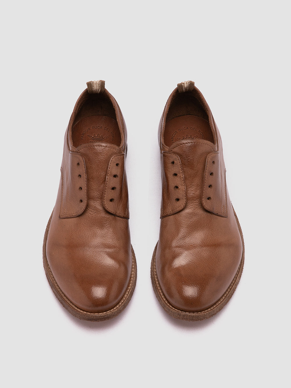 LEXIKON 501 - Brown Leather Derby Shoes - Image 2