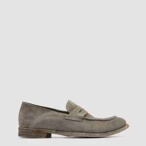 LEXIKON 516 - Green Suede Loafers