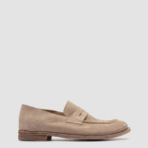 LEXIKON 516 - Beige Suede Loafers