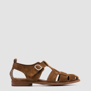 LEXIKON 536 - Brown Suede Sandals
