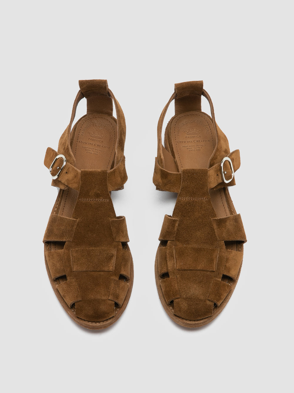 LEXIKON 536 - Brown Suede Sandals - Image 2