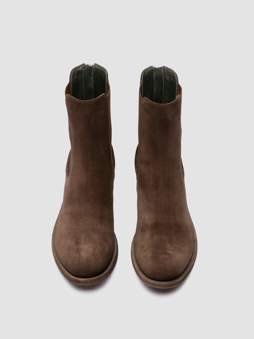 LISON 017 - Brown Suede Chelsea Boots - Image 2