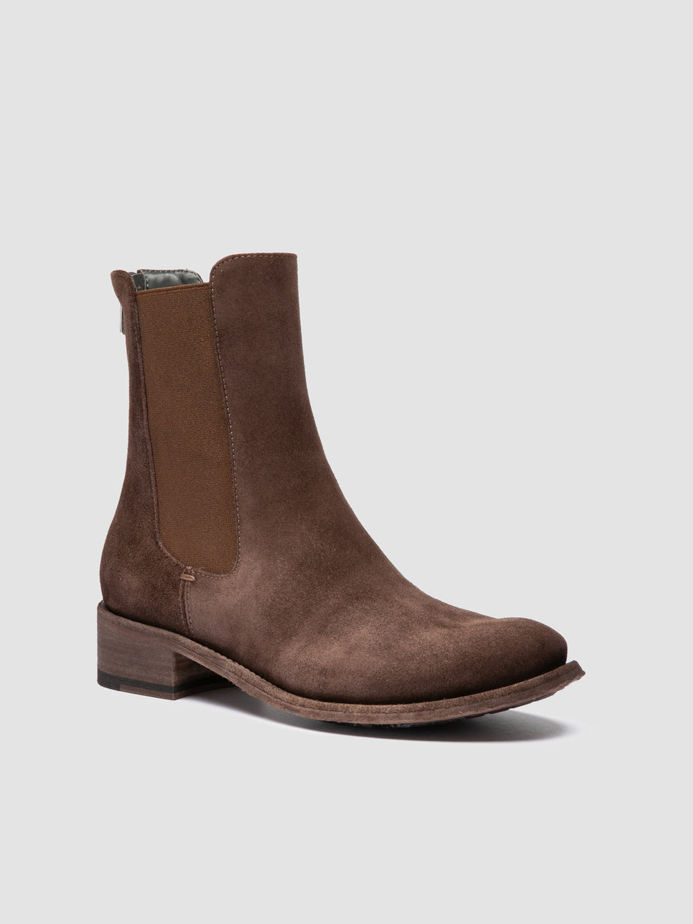 LISON 017 - Brown Suede Chelsea Boots - Image 3