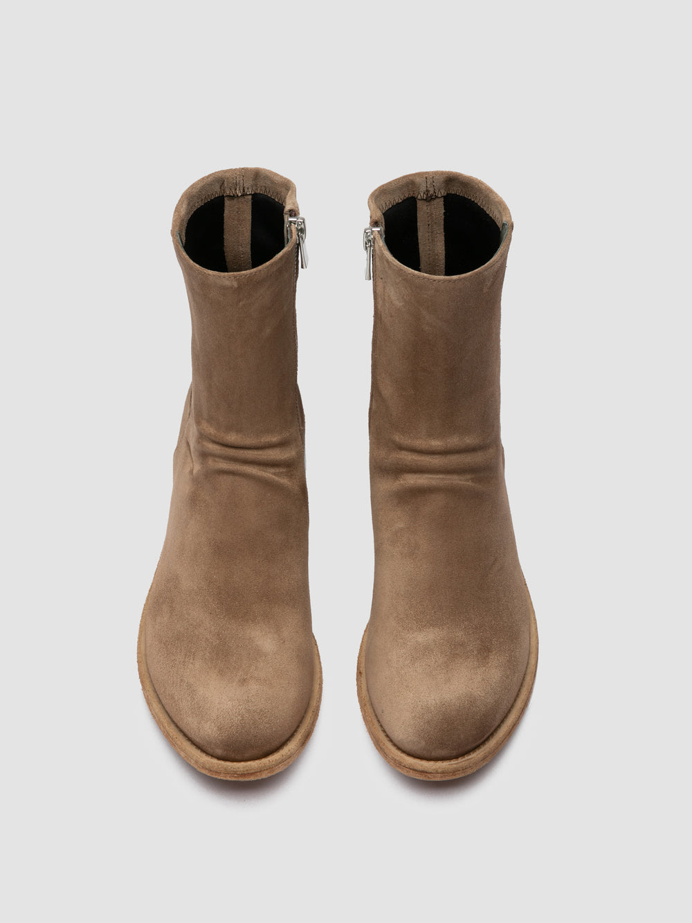 LISON 041 - Brown Suede Ankle Boots - Image 2