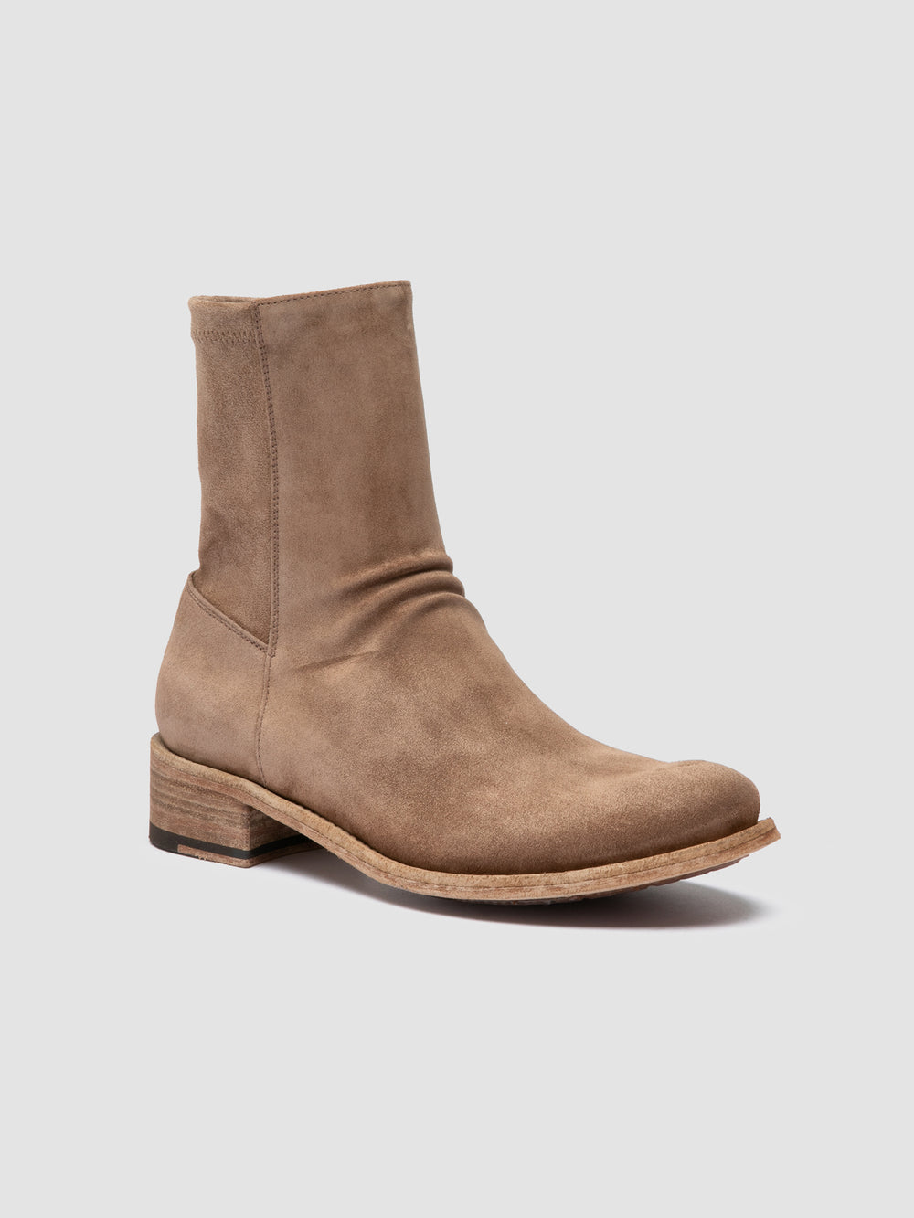 LISON 041 - Brown Suede Ankle Boots - Image 3