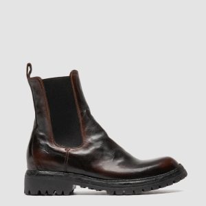 LORAINE 004 - Brown Leather Chelsea Boots