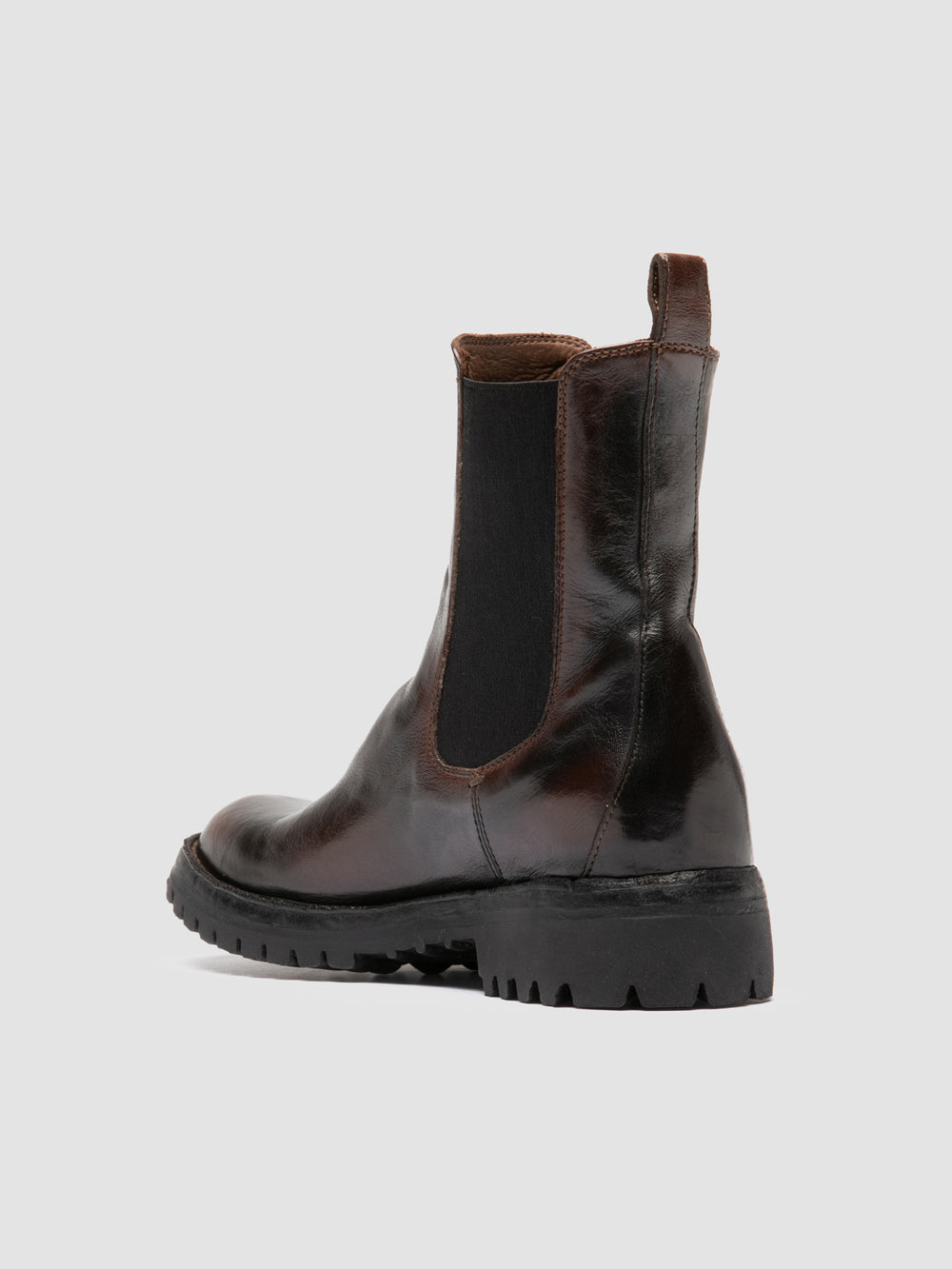 LORAINE 004 - Brown Leather Chelsea Boots - Image 4