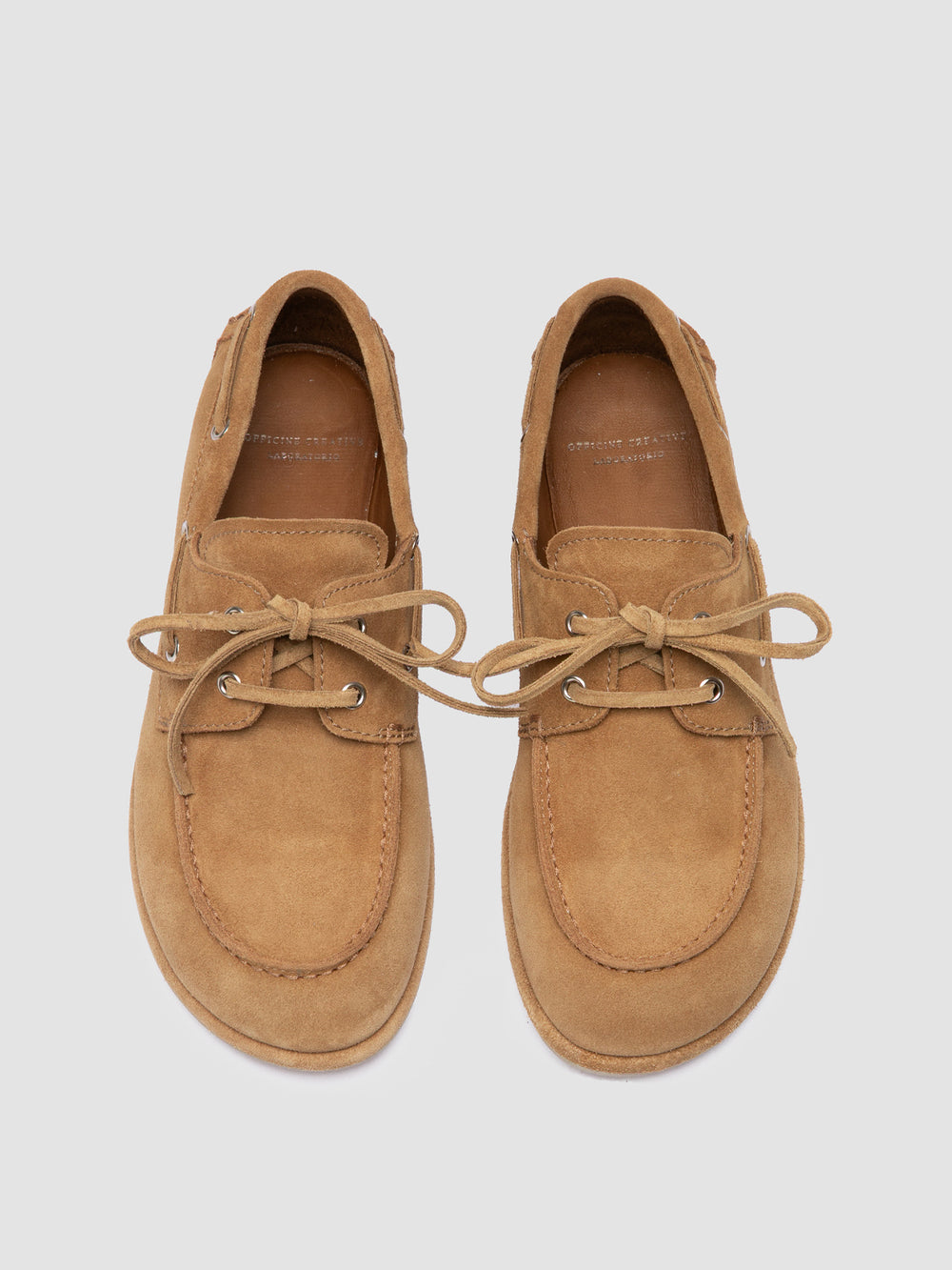 LOVE 101 - Camel Suede Boat Shoes - Image 2