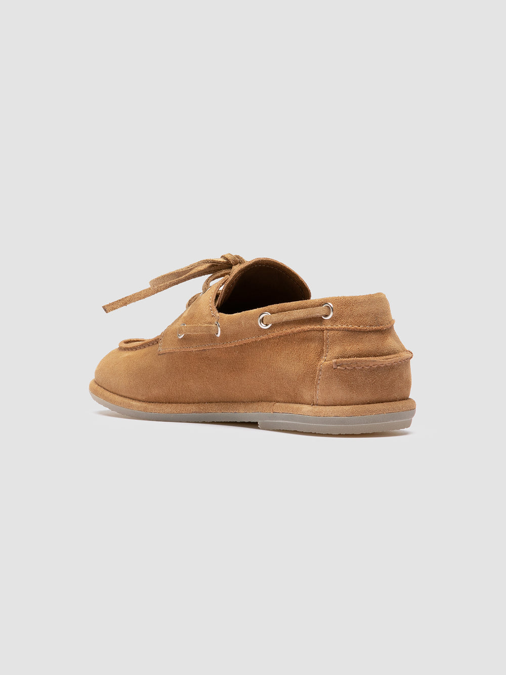 LOVE 101 - Camel Suede Boat Shoes - Image 4