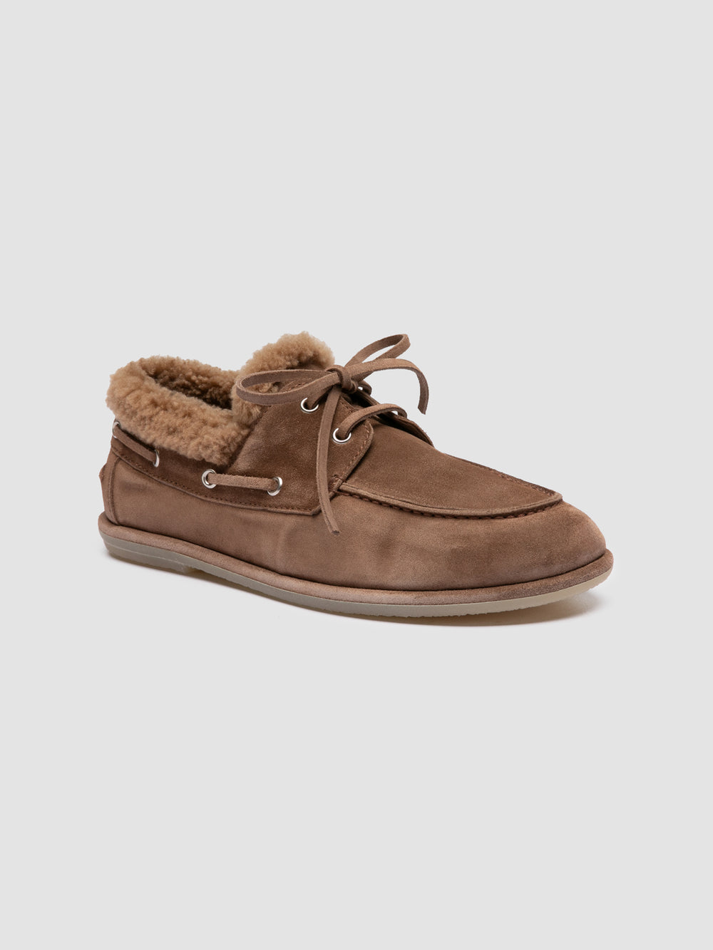 LOVE 103 - Brown Suede Boat Shoes - Image 3