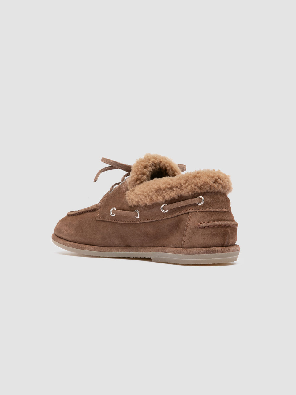 LOVE 103 - Brown Suede Boat Shoes - Image 4