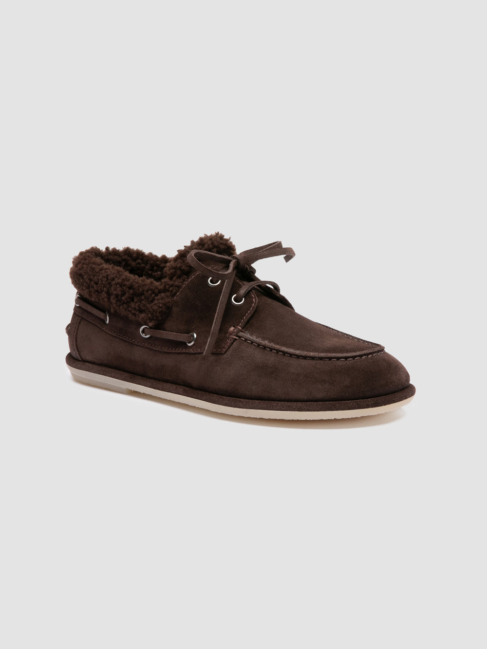 LOVE 103 - Brown Suede Boat Shoes - Image 3