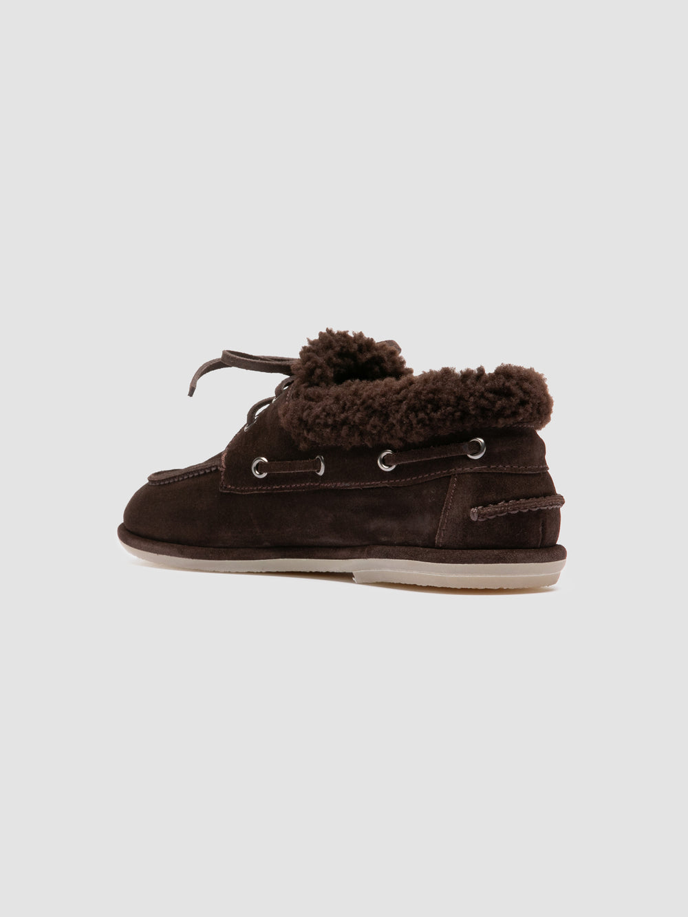 LOVE 103 - Brown Suede Boat Shoes - Image 4