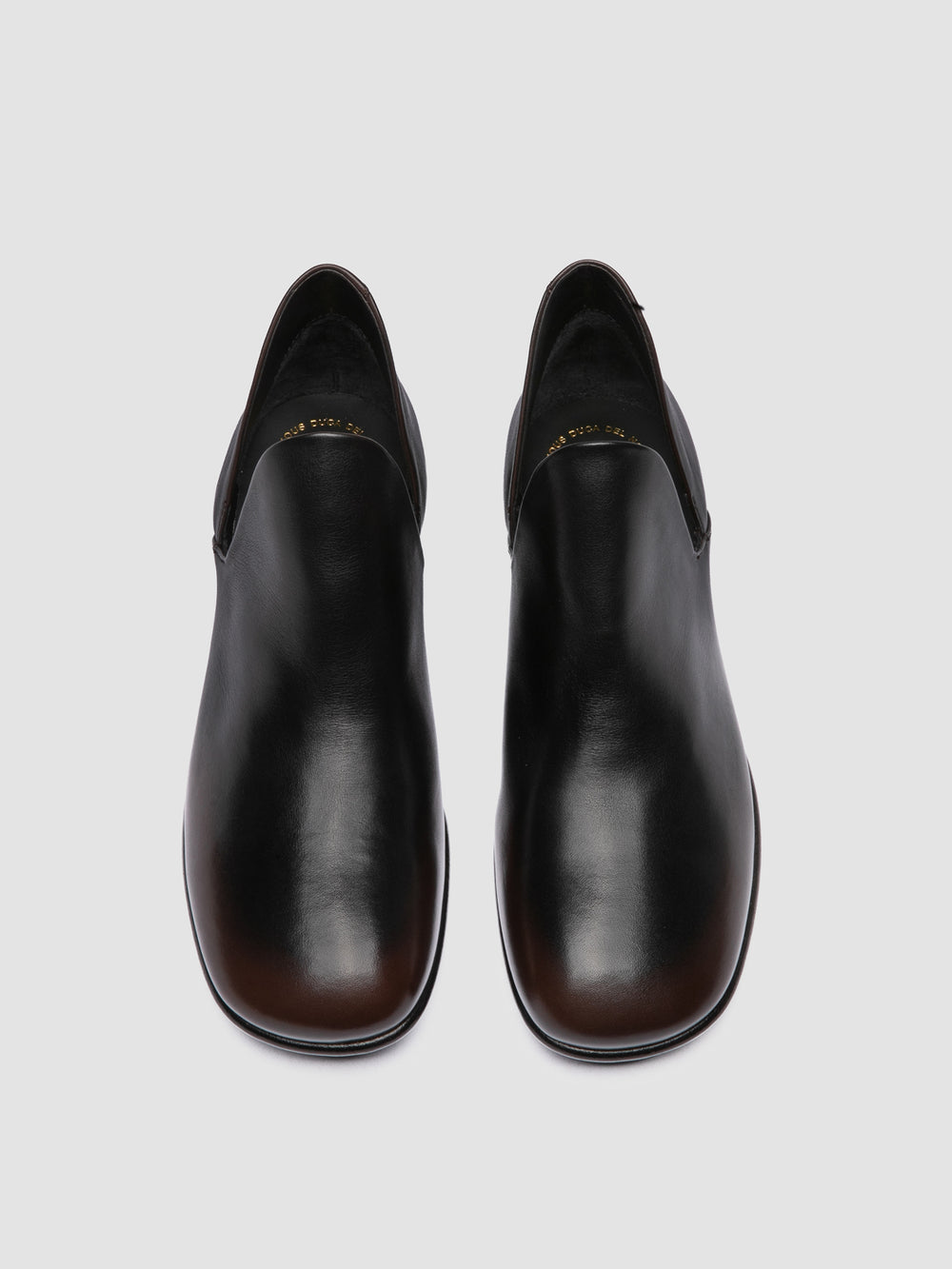 MADGE 003 - Black Leather Pull On Boots - Image 2