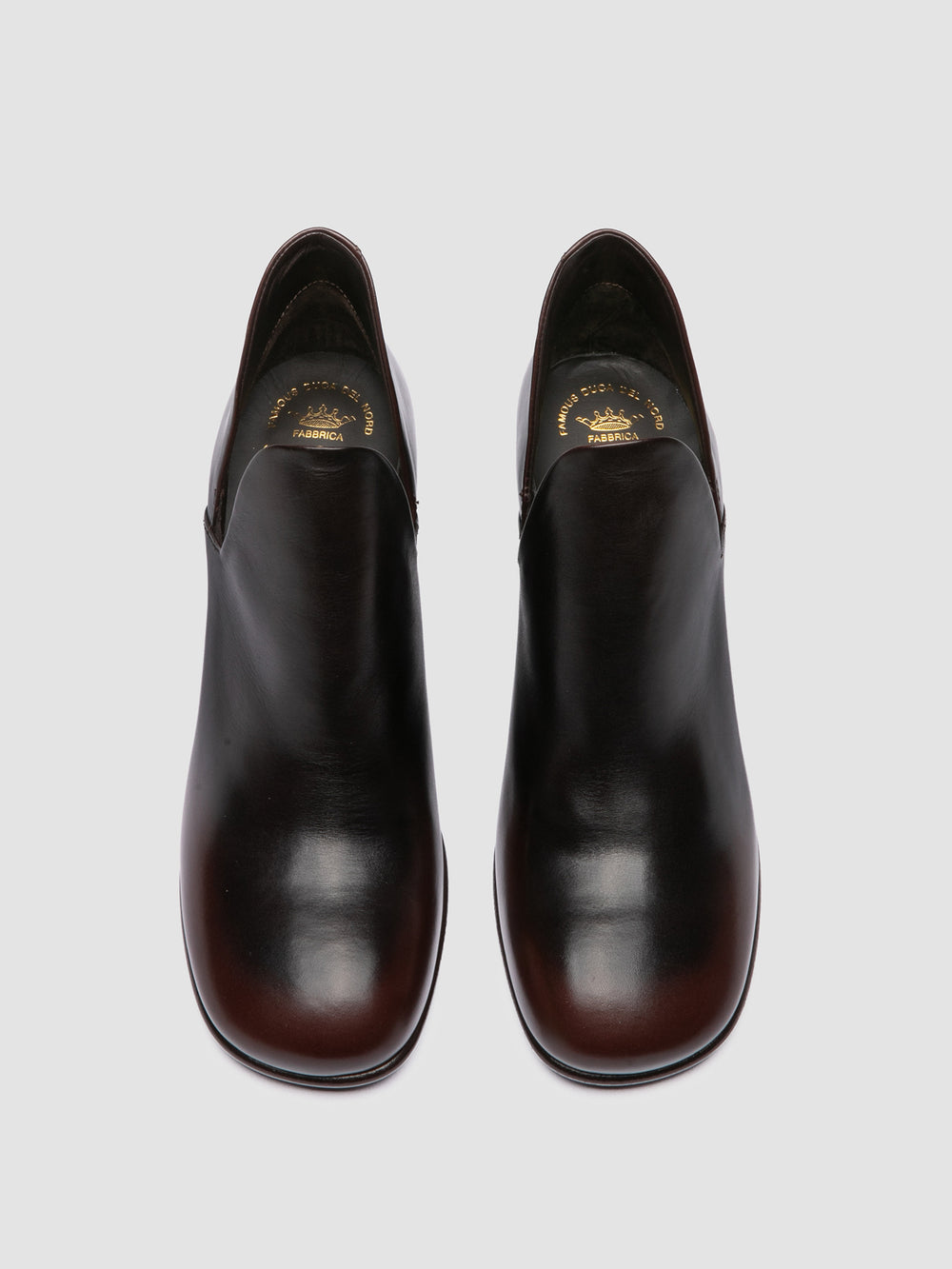 MAYREED 003 - Dark Brown Leather Pull On Boots - Image 3