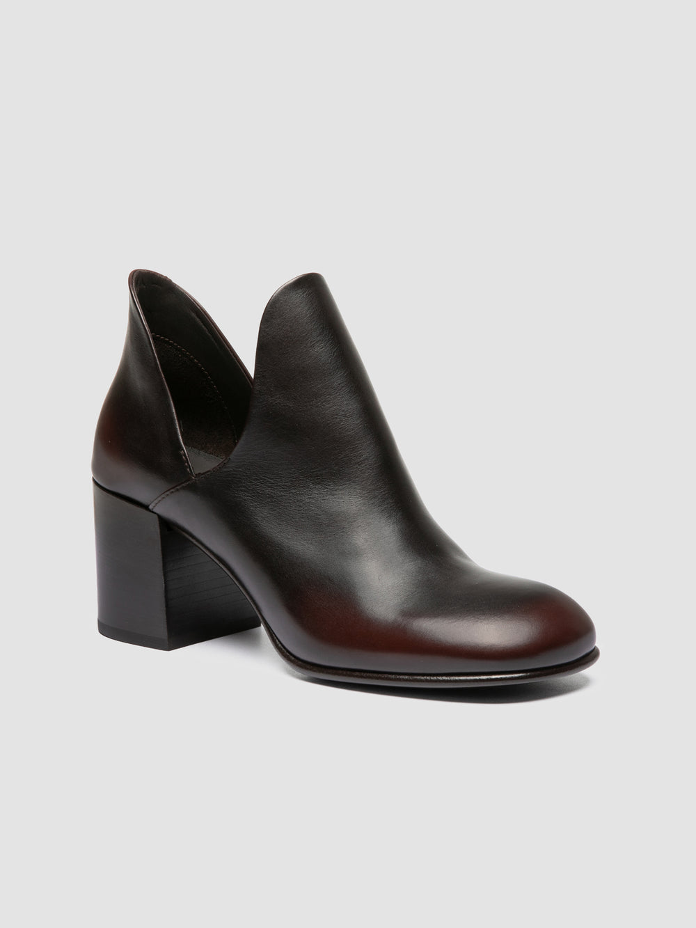 MAYREED 003 - Dark Brown Leather Pull On Boots - Image 4