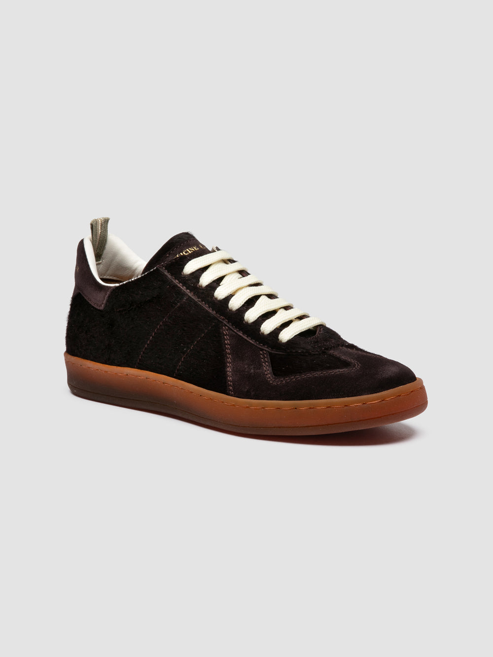 MILITIA 101 - Burgundy Leather Sneakers - Image 3