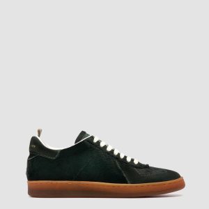 MILITIA 101 - Green Leather Sneakers