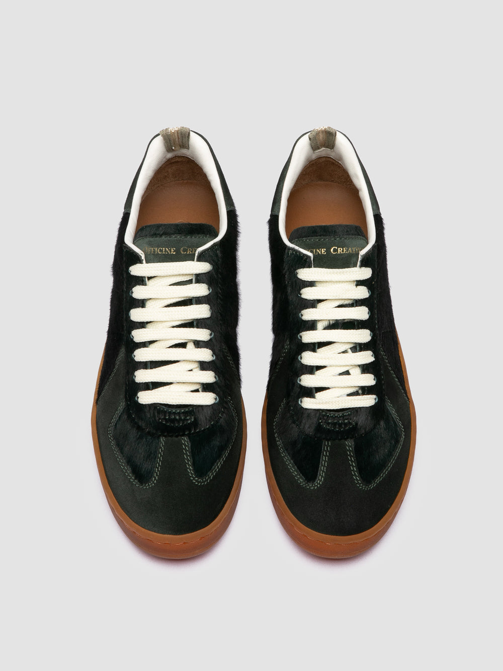 MILITIA 101 - Green Leather Sneakers - Image 2