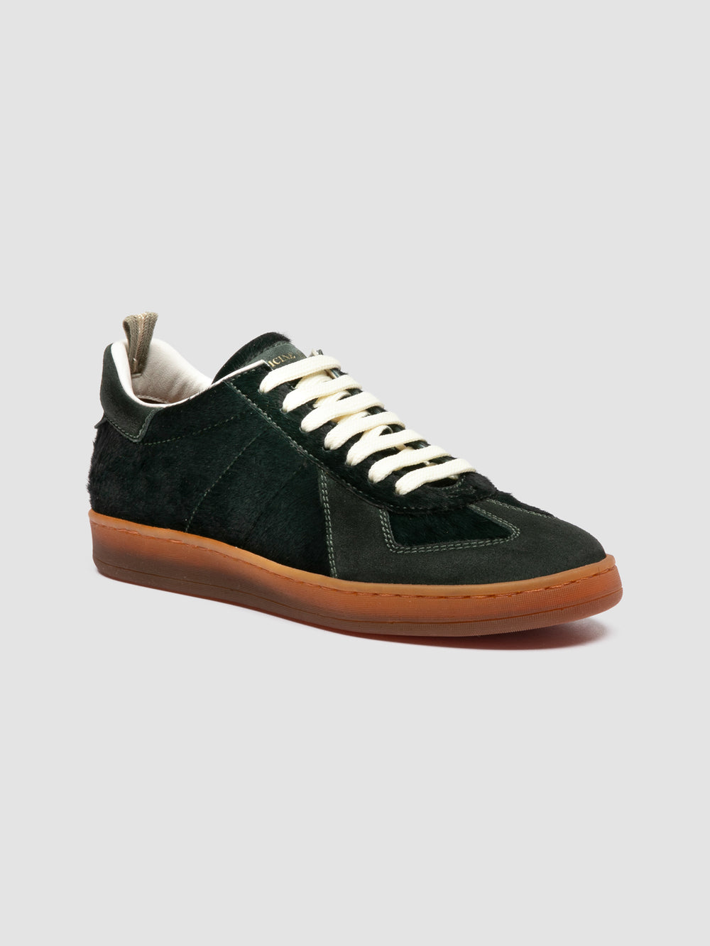 MILITIA 101 - Green Leather Sneakers - Image 3