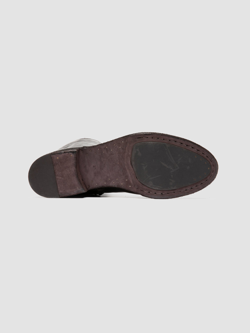 SELINE 039 - Brown Leather Zipped Boots - Image 5