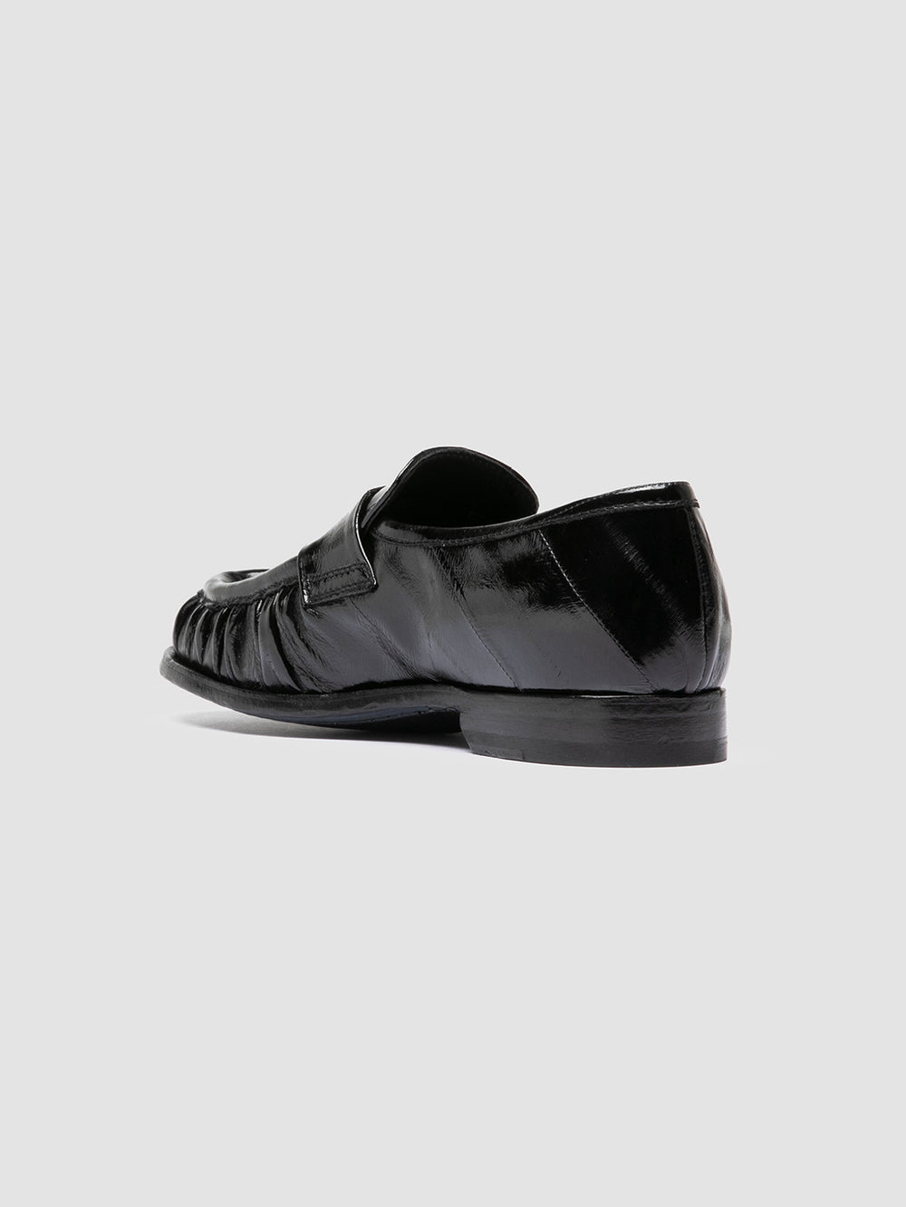 SOLITUDE 107 - Black Leather Penny Loafers - Image 5