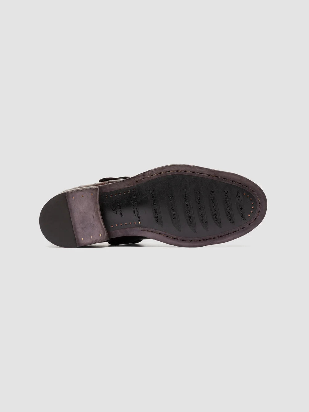 SOLITUDE 115 - Brown Leather T-Bar Shoes - Image 6