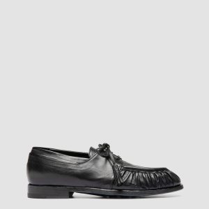SOLITUDE 116_W - Blue Leather Derby Shoes