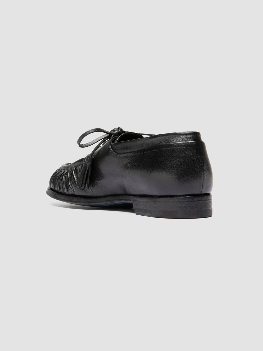 SOLITUDE 116_W - Blue Leather Derby Shoes - Image 4