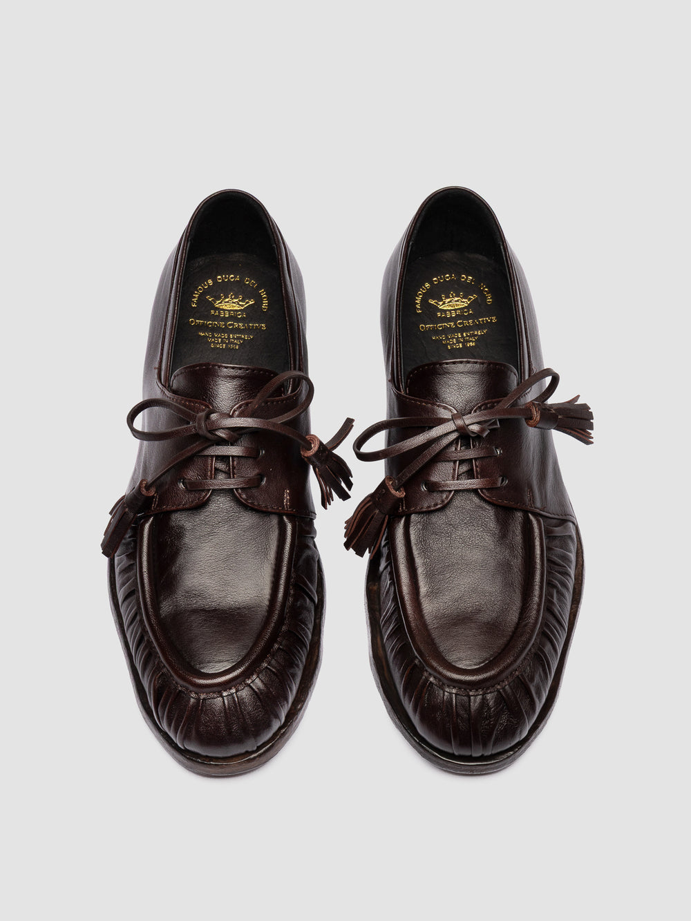 SOLITUDE 116_W - Brown Leather Derby Shoes - Image 2