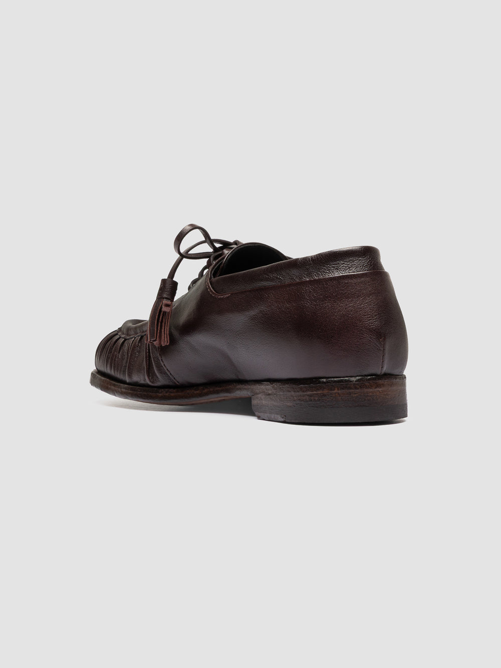 SOLITUDE 116_W - Brown Leather Derby Shoes - Image 4