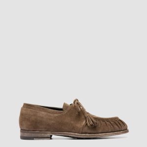 SOLITUDE 116_W - Brown Suede Derby Shoes