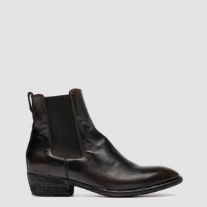 SONEGAL DD 001 - Brown Leather Chelsea Boots