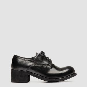 THUBBLE 101 - Black Leather Derby Shoes