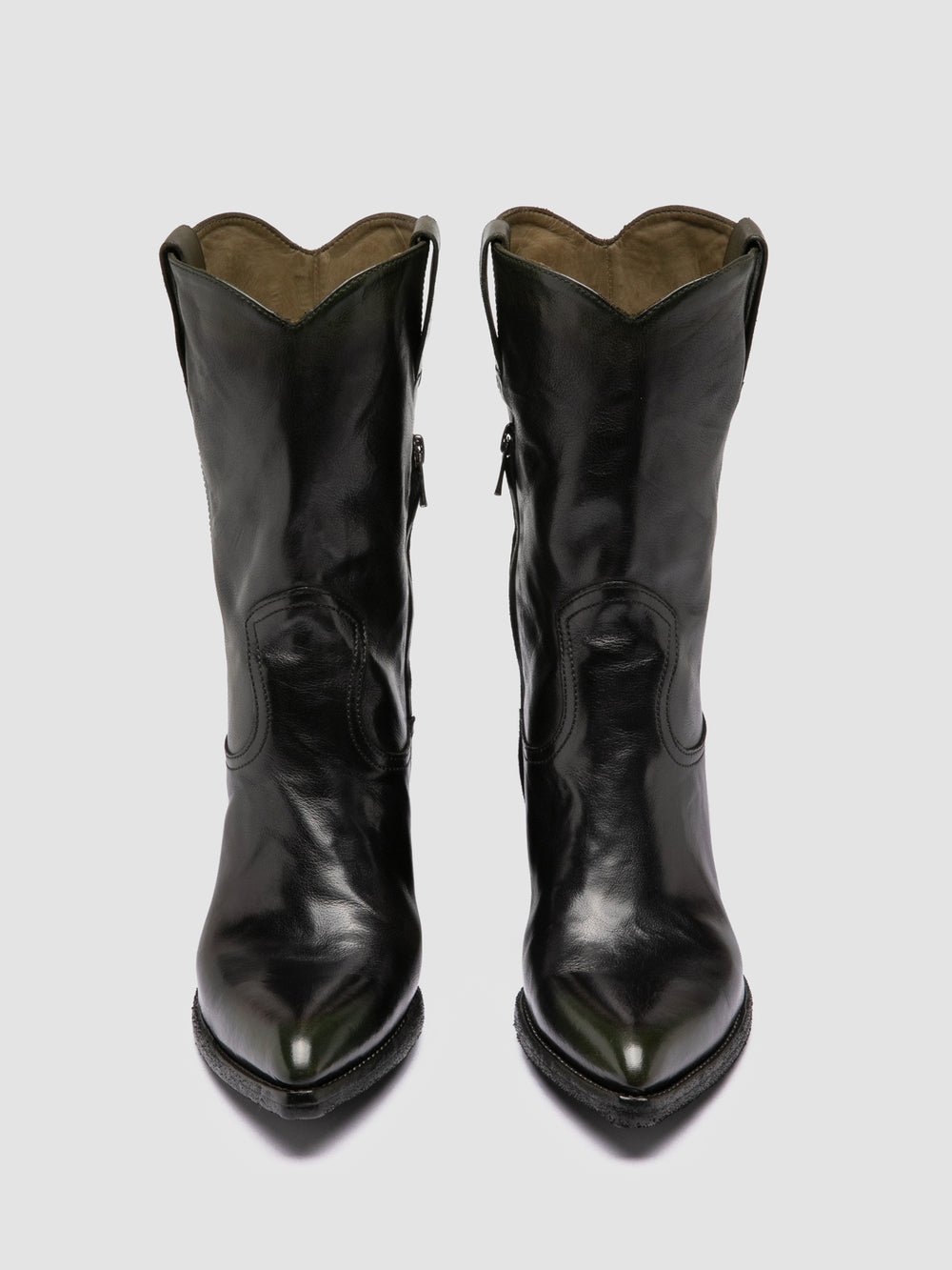 WANDAL DD/104 - Black Leather Zip Boots - Image 2