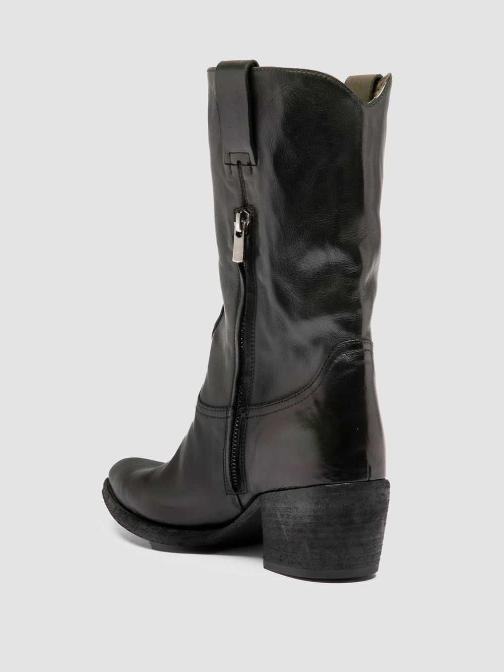 WANDAL DD/104 - Black Leather Zip Boots - Image 4