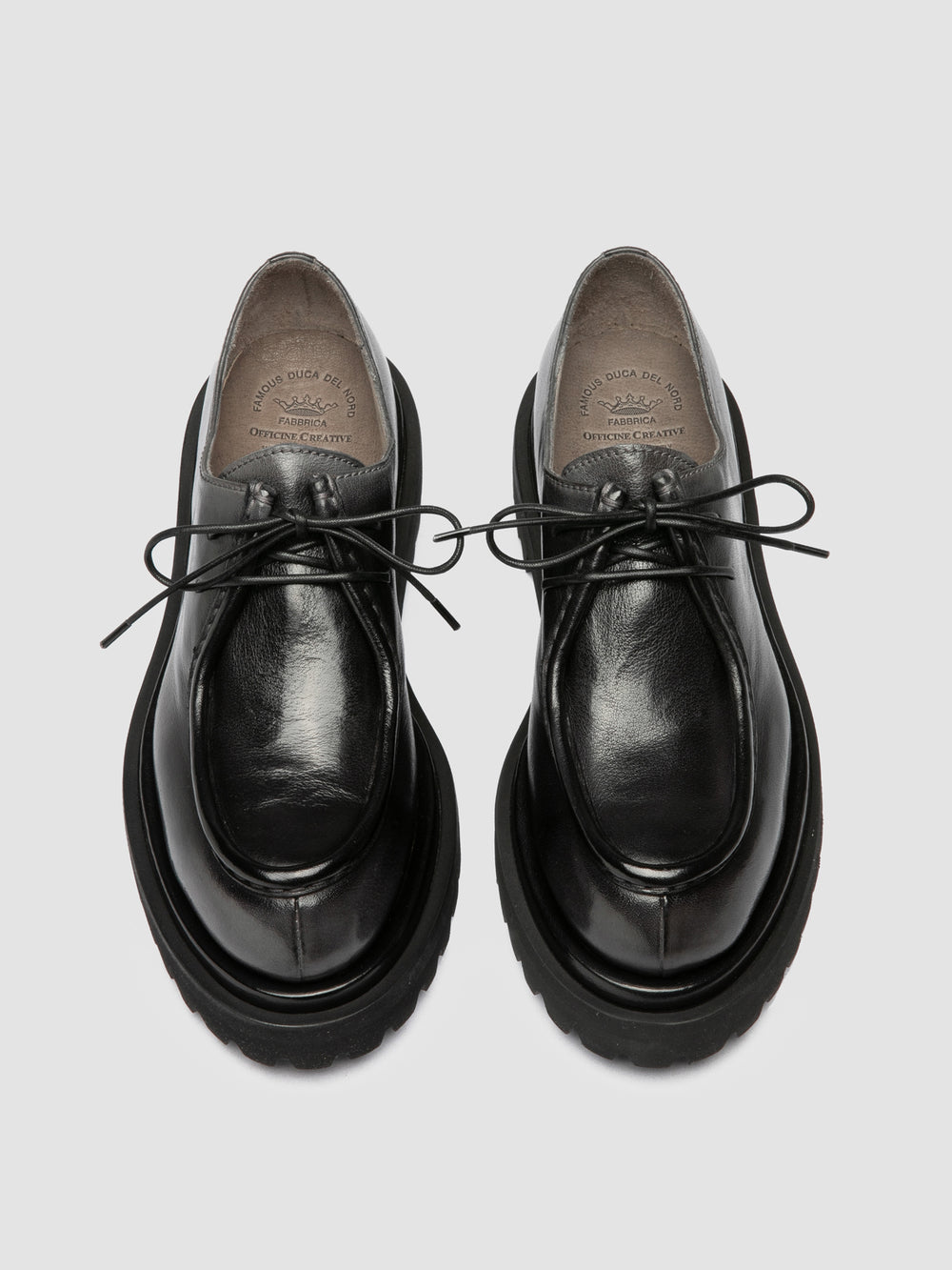 WISAL DD 125 - Black Leather Derby Shoes - Image 2