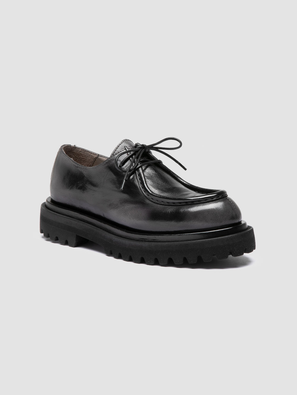 WISAL DD 125 - Black Leather Derby Shoes - Image 3