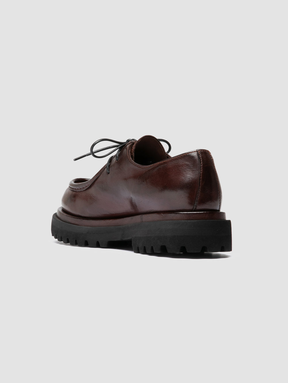 WISAL DD 125 - Burgundy Leather Derby Shoes - Image 4