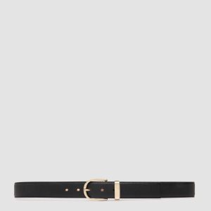 OC STRIP 100 - Black Leather Belt