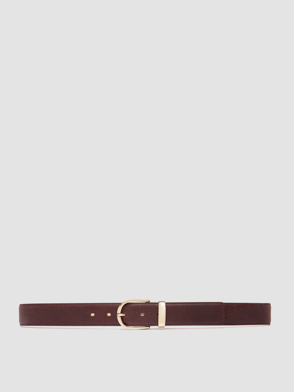 OC STRIP 100 - Burgundy Leather Belt