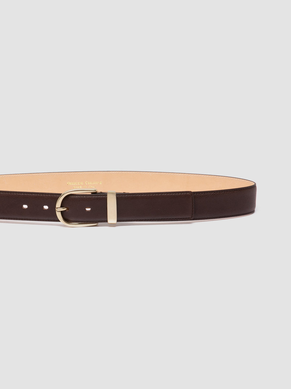 OC STRIP 100 - Brown Leather Belt - Image 4