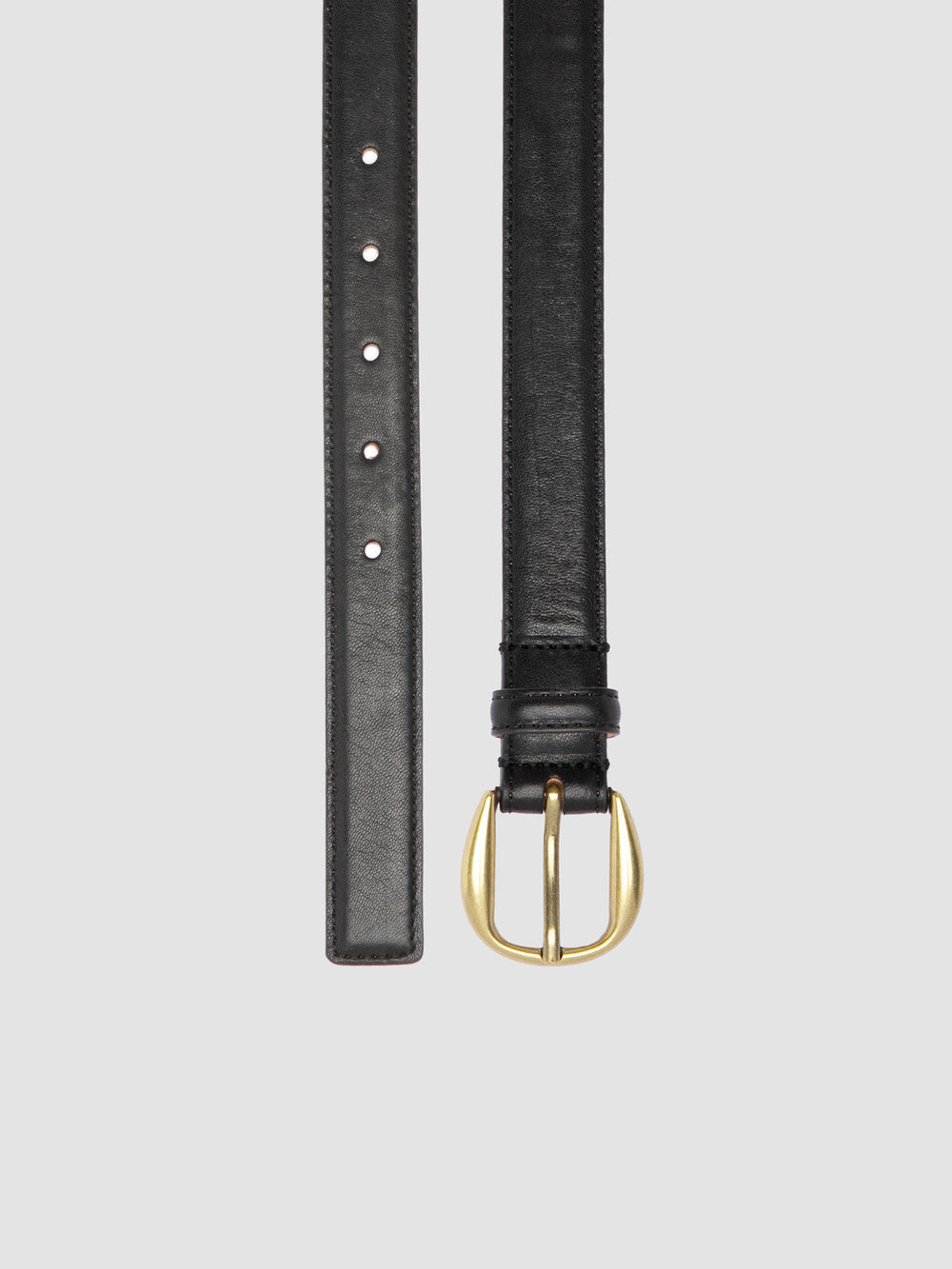 OC STRIP 102 - Black Leather Belt - Image 2