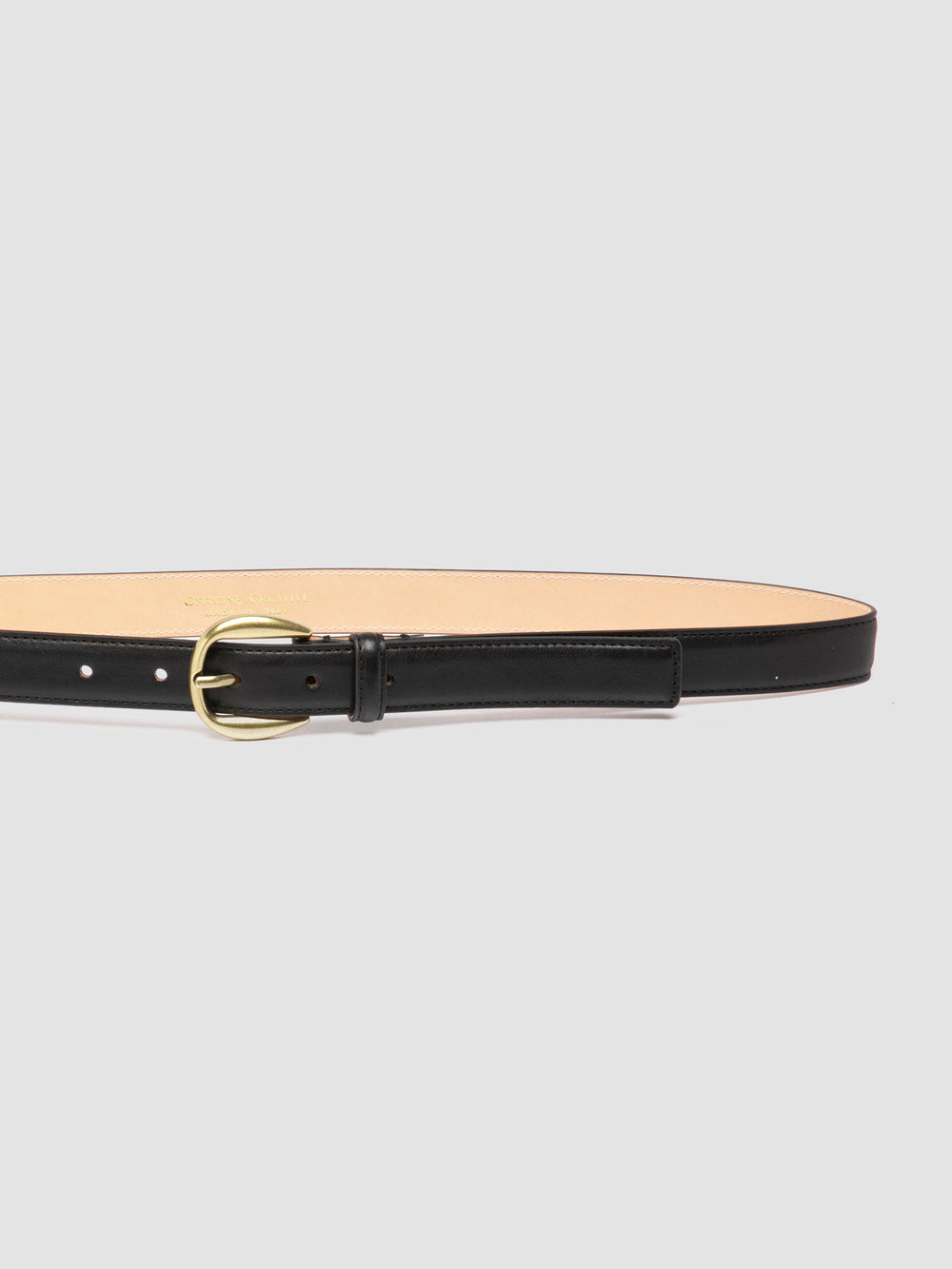 OC STRIP 102 - Black Leather Belt - Image 4
